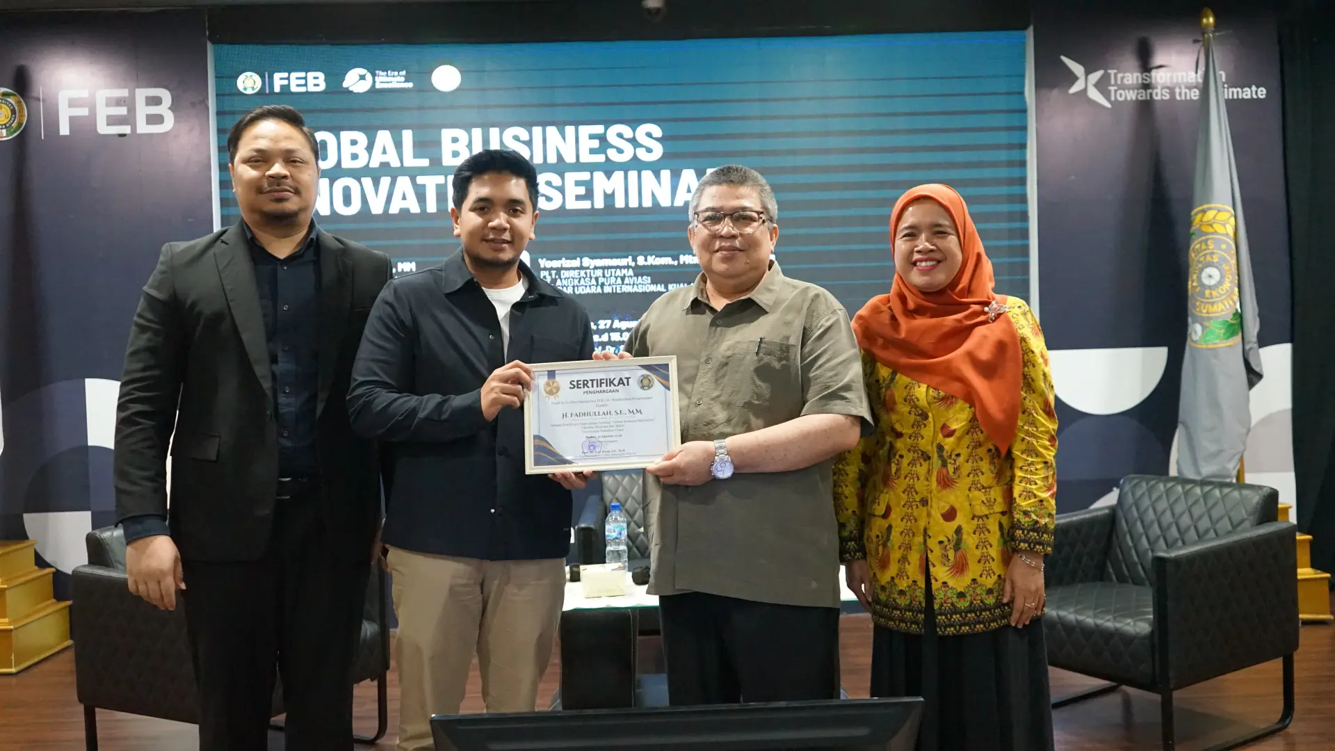 Perkuat Wawasan Bisnis Global, Program Studi S2 dan S3 Ilmu Manajemen FEB USU Gelar Global Business Innovation Seminar